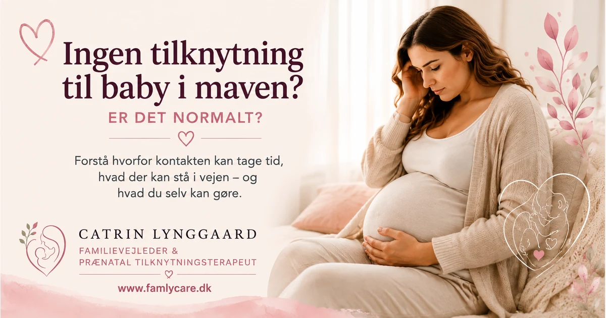 Ingen tilknytning til baby i maven – er det normalt?