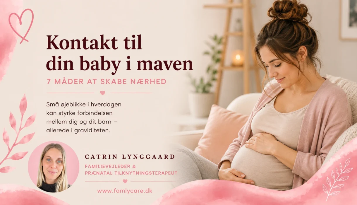 Kontakt til baby i maven – artikel fra FamlyCare om syv måder at skabe nærhed under graviditeten