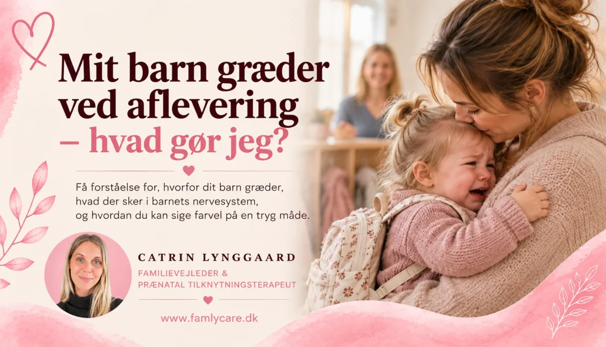 Barn græder ved aflevering i vuggestue eller dagpleje – hvad kan du gøre?