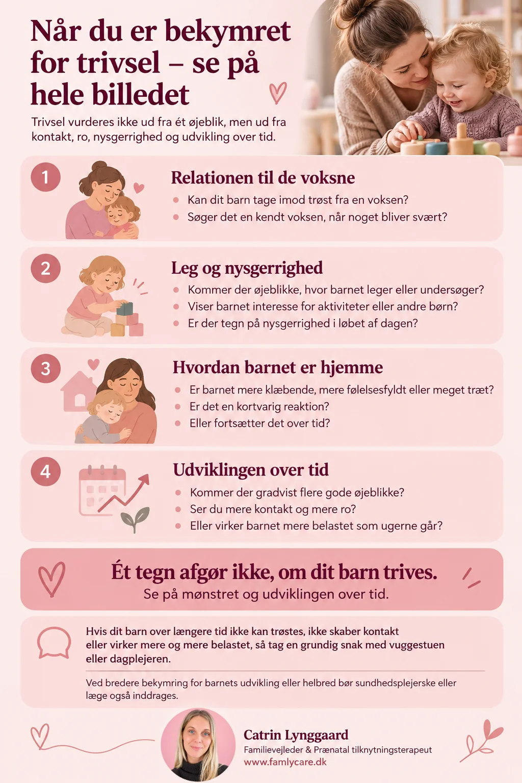 Når du er bekymret for dit barns trivsel i vuggestue – se på hele billedet