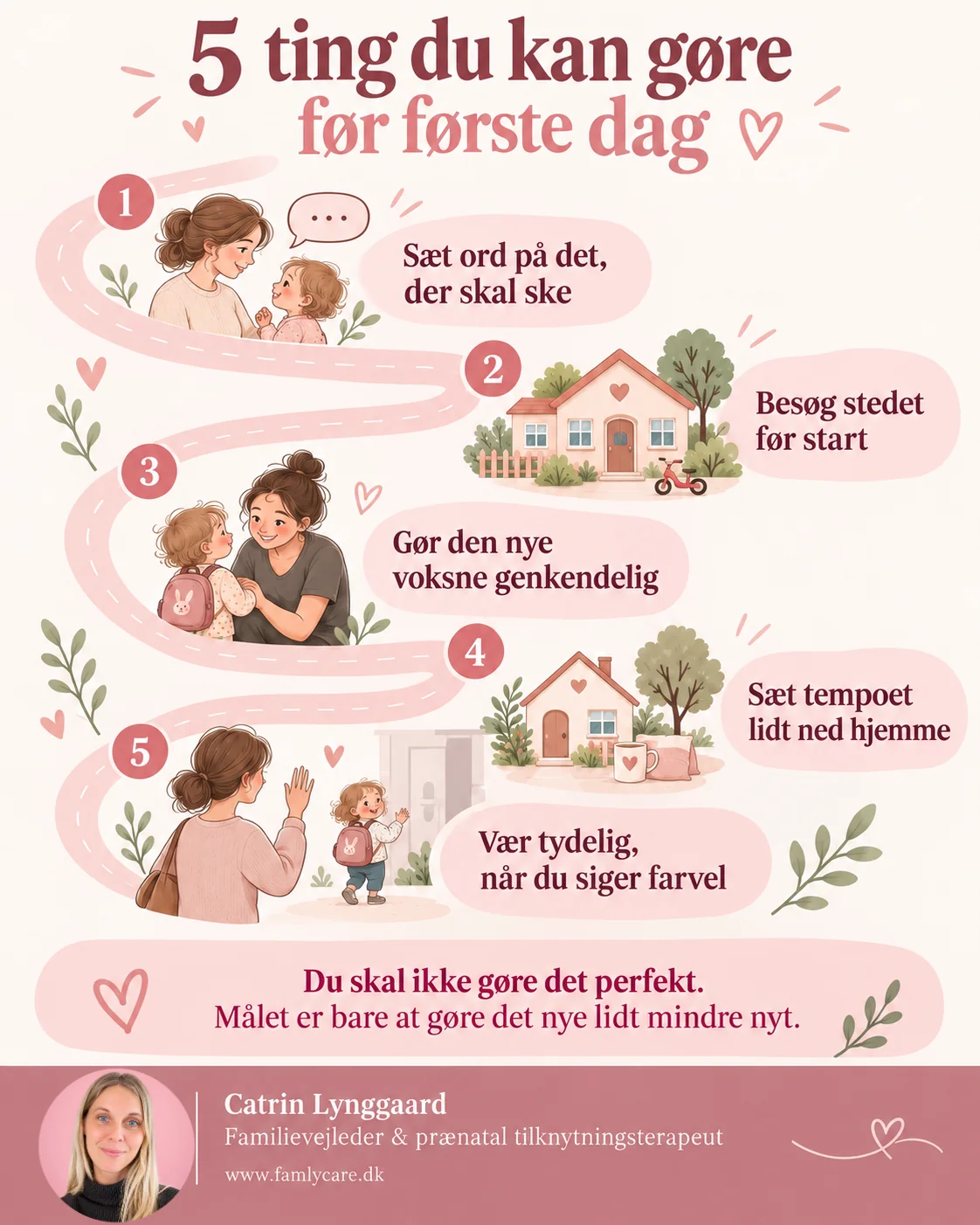 5 ting du kan gøre før første dag i vuggestue eller dagpleje
