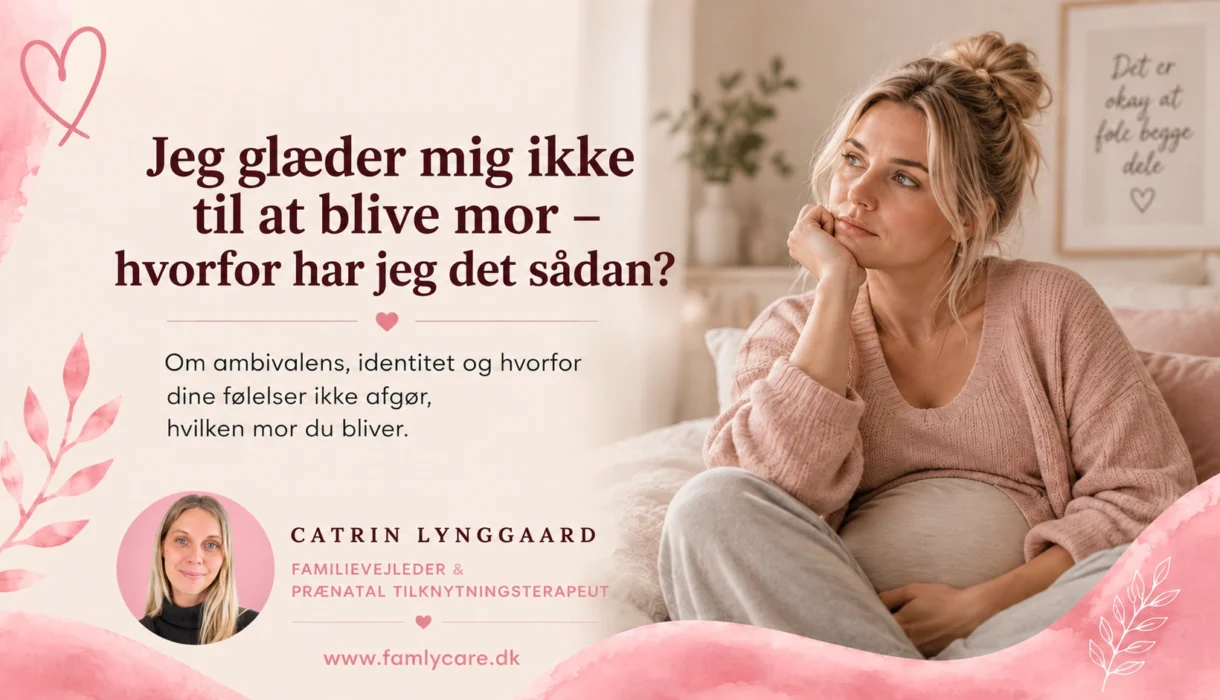 Bekymret gravid kvinde, der er i tvivl om, hun glæder sig til at blive mor